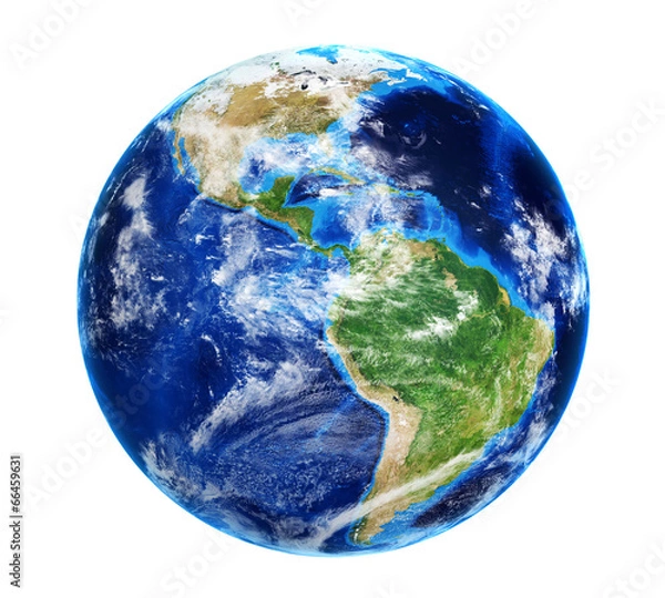 Obraz Planet Earth with Clouds