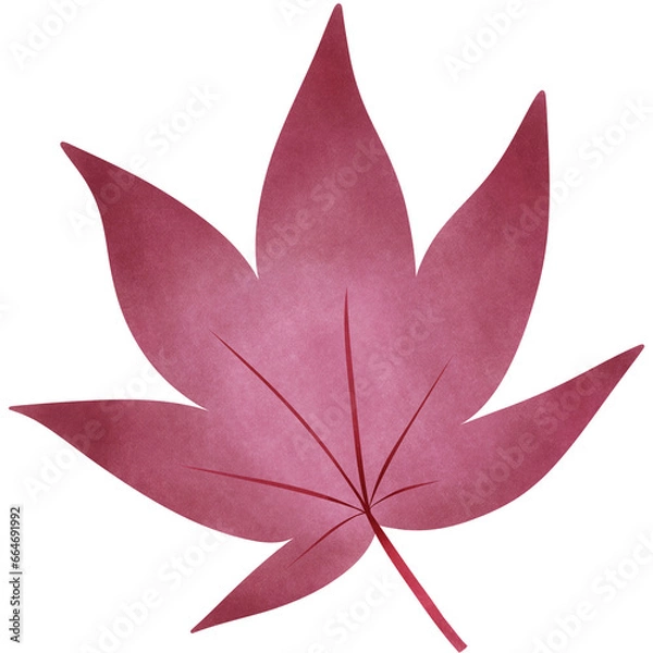 Fototapeta pink Leaf
