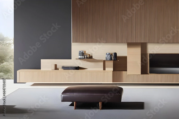 Fototapeta a soft interior
Generative AI