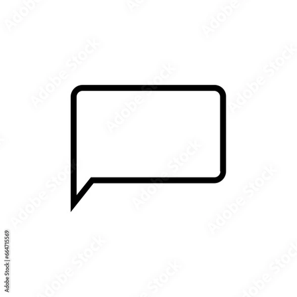 Fototapeta chat box icon