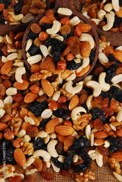 Fototapeta extra mixed natural nuts