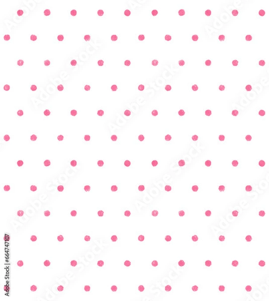 Obraz 色鉛筆で描いたドット柄_単色(シームレス)