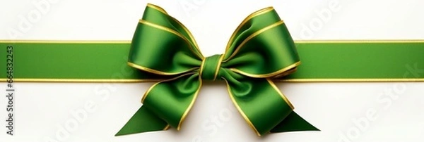 Obraz green bow