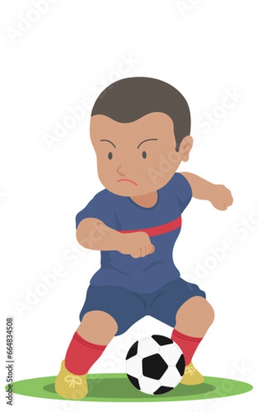 Obraz フィジカルが強いサッカー選手