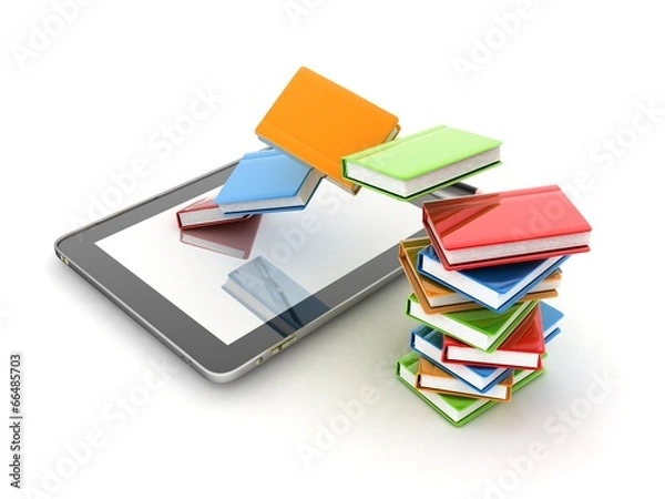 Obraz books , Tablet computer