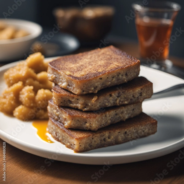 Fototapeta Scrapple, Generative AI illustrations