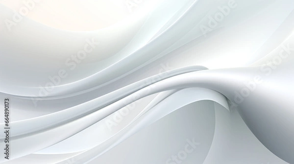 Obraz abstract white wavy background