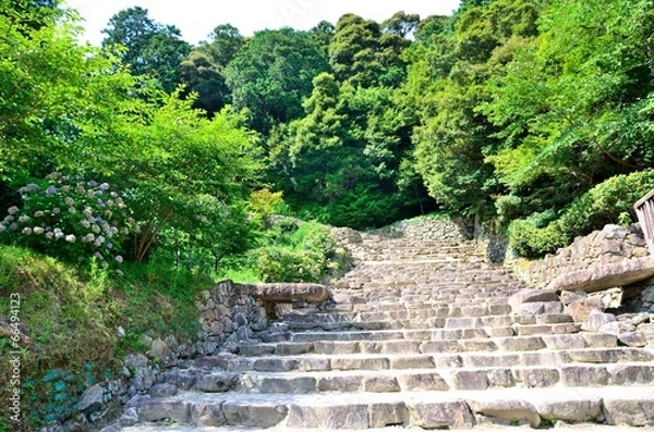 Fototapeta 安土城跡大手道