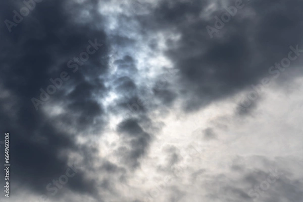 Fototapeta gray clouds background in the sky