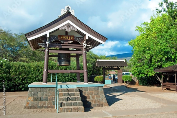 Obraz Lahaina jodo mission on Maui Island Hawaii
