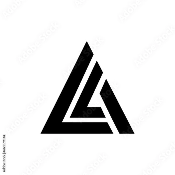 Fototapeta LA LOGO DESIGN 