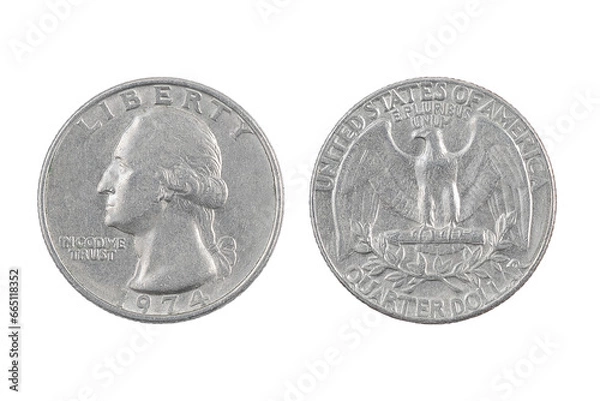 Obraz us dollar coin