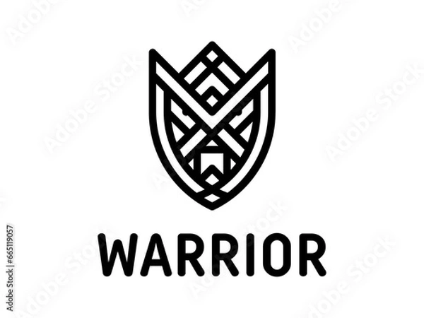 Obraz warrior logo