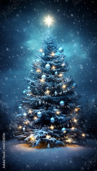 Fototapeta christmas tree