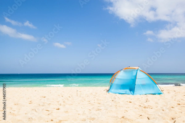 Obraz tent at the beach