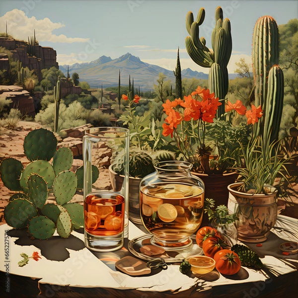 Obraz cactus in the desert