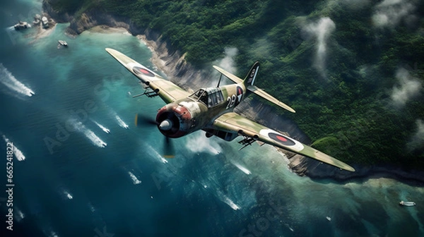 Obraz airplane in the sky