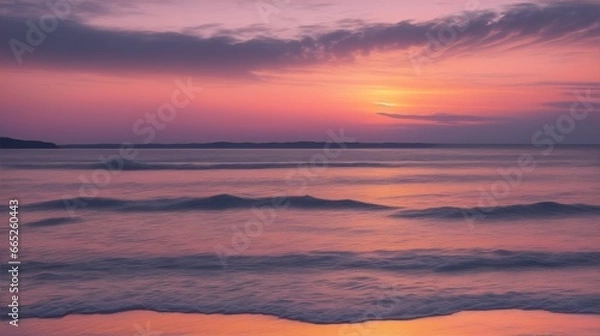 Obraz sunset over the sea