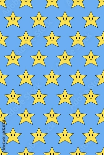 Fototapeta seamless pattern with stars