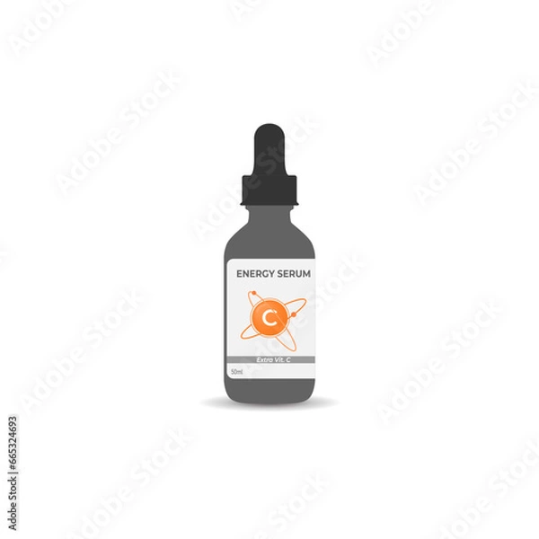 Obraz Vector Flat style liquid bottle