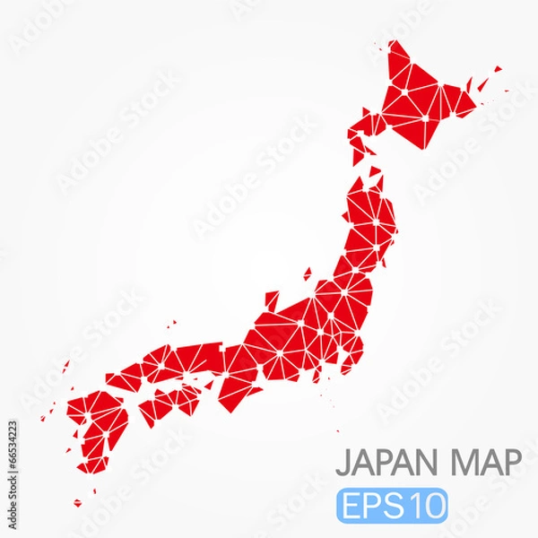 Obraz 日本地図
