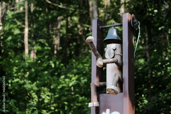 Fototapeta 森の中のからくり人形