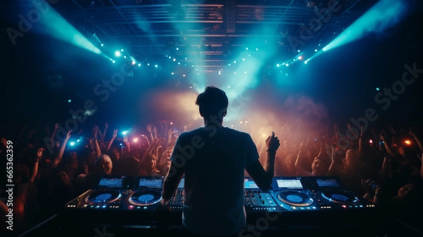Obraz dj at the party