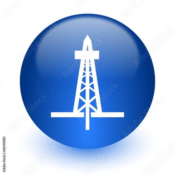 Fototapeta drilling computer icon on white background