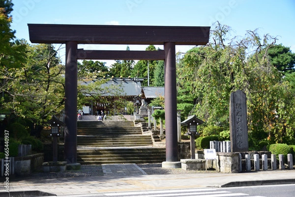 Fototapeta 開成山大神宮