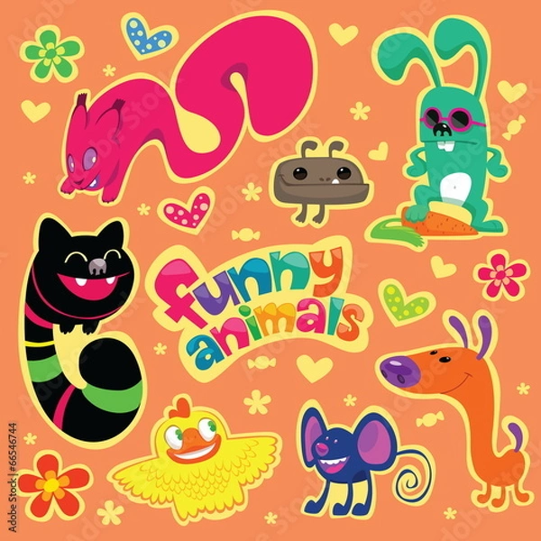Fototapeta funny animals