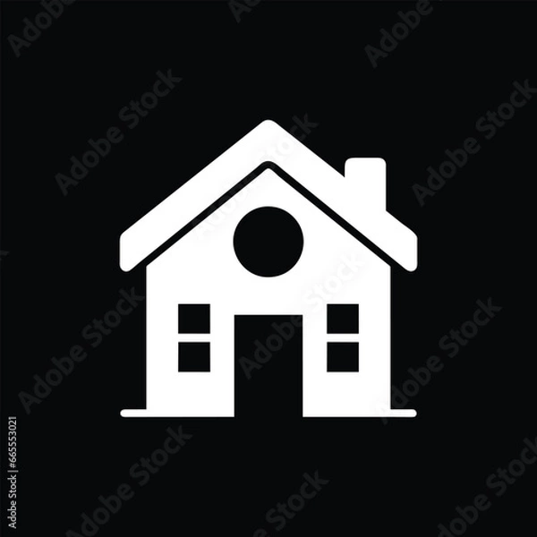 Fototapeta Vector home icon