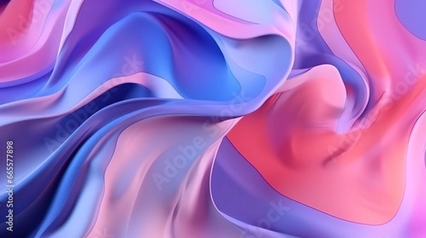 Obraz wallpaper abstrack organic liquid ilustration