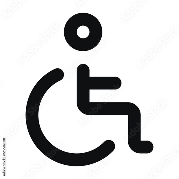 Obraz wheelchair icon