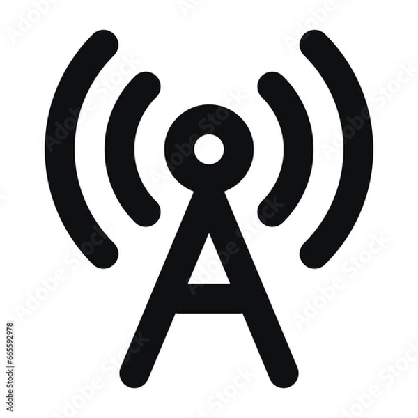 Fototapeta streaming icon