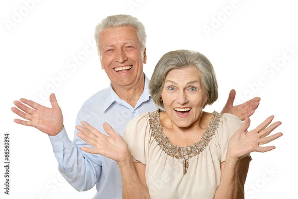 Obraz Happy old pair