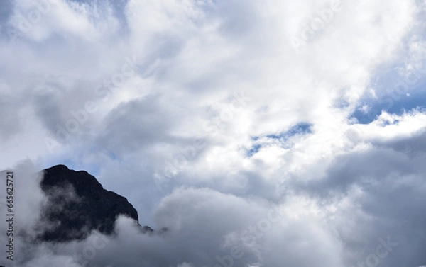 Obraz Rock in the clouds