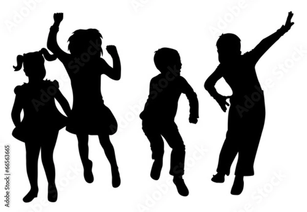 Obraz dzieci skaczą 3