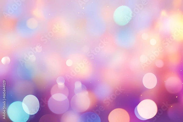 Obraz Pastel bokeh background