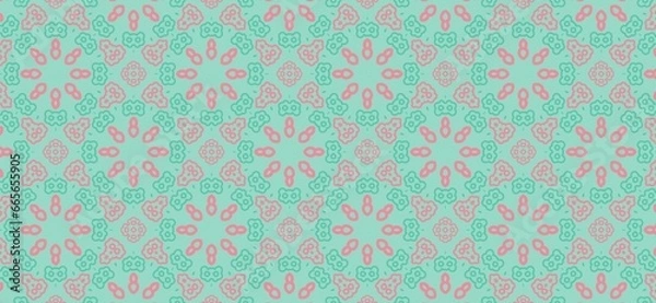 Fototapeta Abstract background design texture flora art and craft