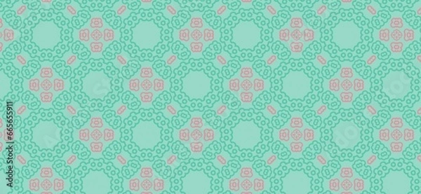 Fototapeta Abstract background design texture flora art and craft