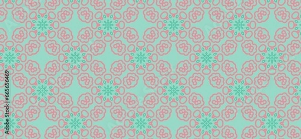 Fototapeta Abstract background design texture flora art and craft