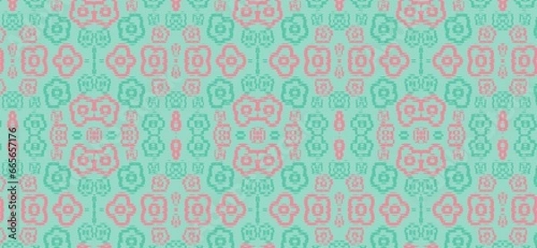 Fototapeta Abstract background design texture flora art and craft