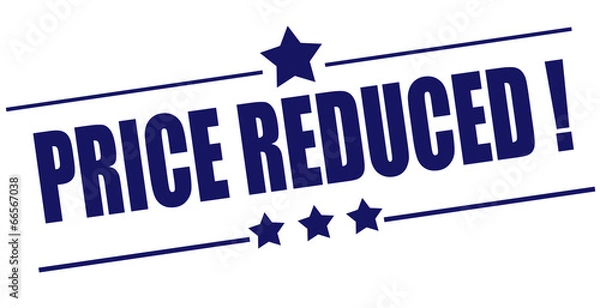 Obraz price reduced stamp