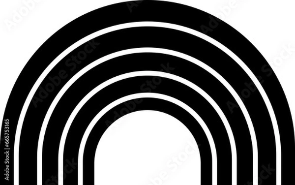 Fototapeta rainbow  icon