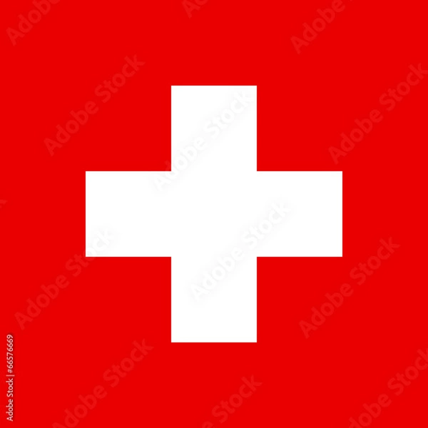 Obraz Flag of Swiss