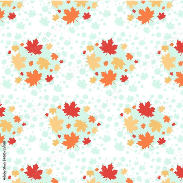 Fototapeta seamless floral pattern