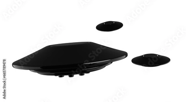 Fototapeta ufo ship, 3d render