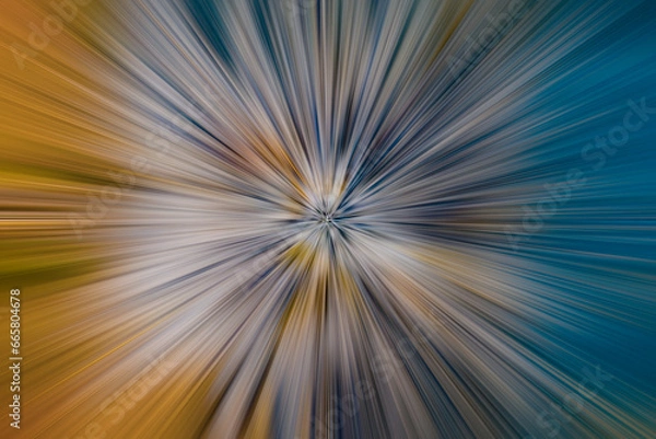 Obraz Blue and yellow contrast saturated acceleration