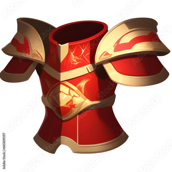 Obraz Medieval leather armor game ai generated
