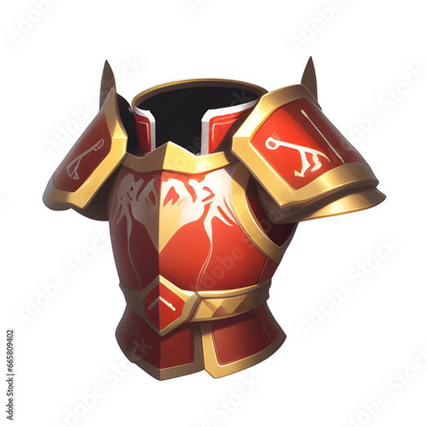 Obraz Medieval leather armor game ai generated